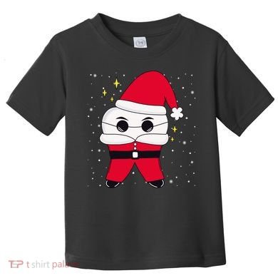 Santa Tooth Dentist Christmas Gift Toddler T-Shirt