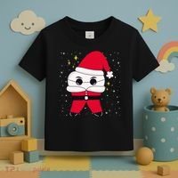 Santa Tooth Dentist Christmas Gift Toddler T-Shirt thumb 3