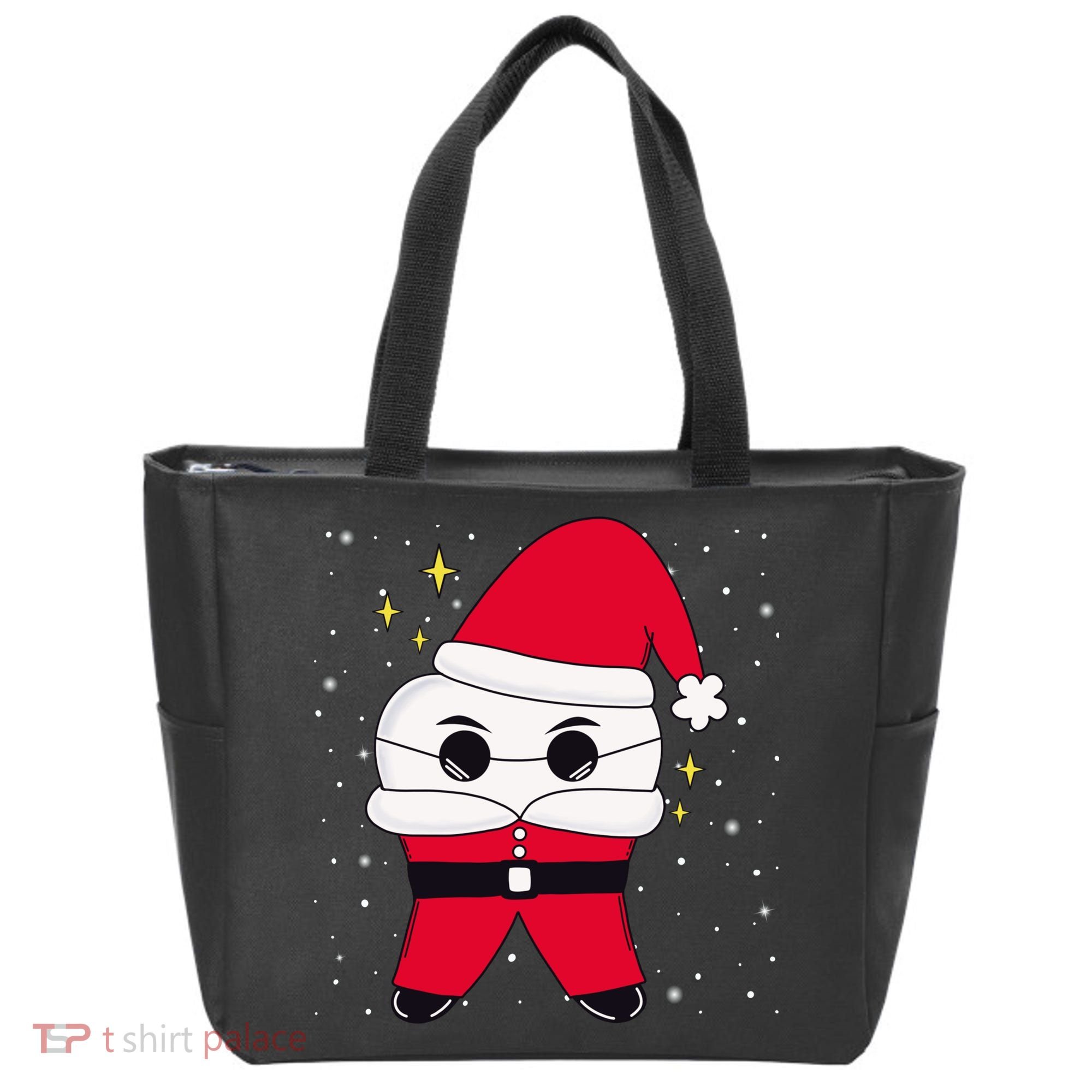 Santa Tooth Dentist Christmas Gift Tote Bag