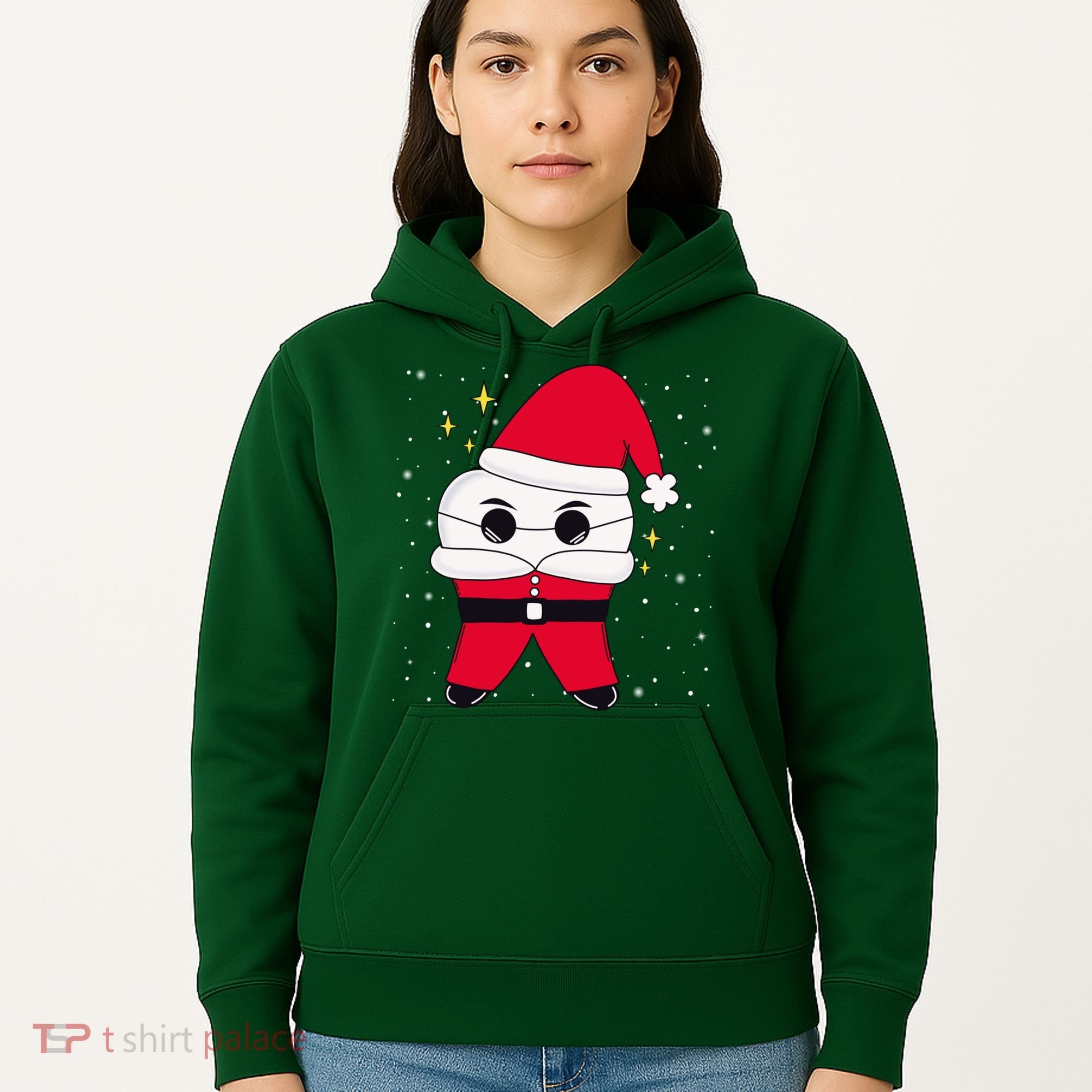 Santa Tooth Dentist Christmas Gift Hoodie