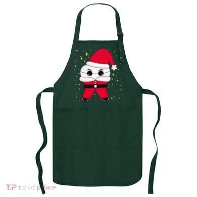 Santa Tooth Dentist Christmas Gift Apron