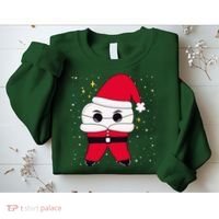 Santa Tooth Dentist Christmas Gift Sweatshirt thumb 2