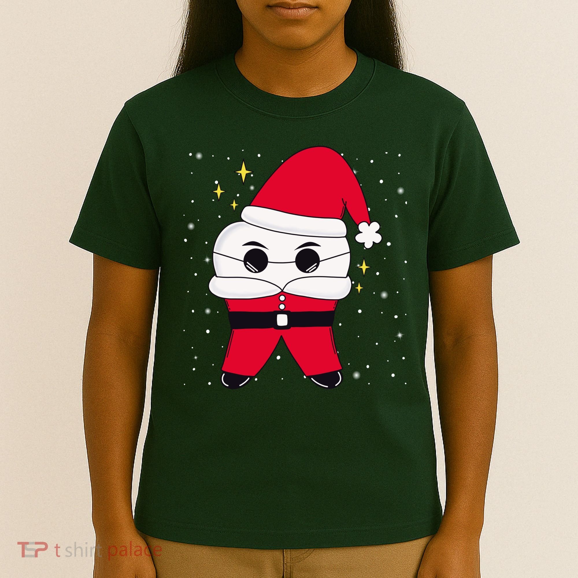 Santa Tooth Dentist Christmas Gift T-Shirt