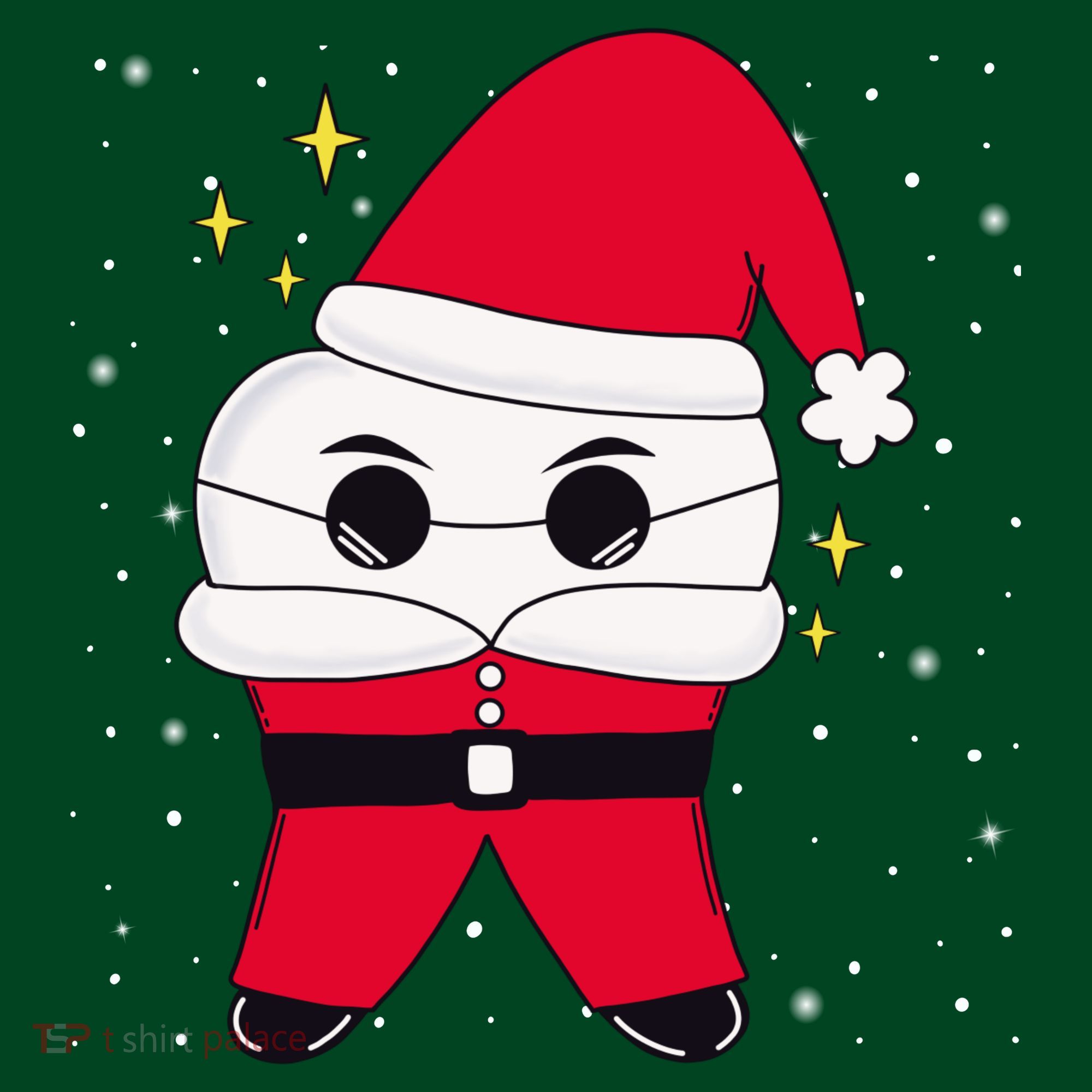 Santa Tooth Dentist Christmas Gift Polo