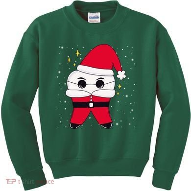 Santa Tooth Dentist Christmas Gift Kids Sweatshirt