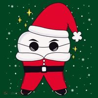 Santa Tooth Dentist Christmas Gift Kids Hoodie thumb 2