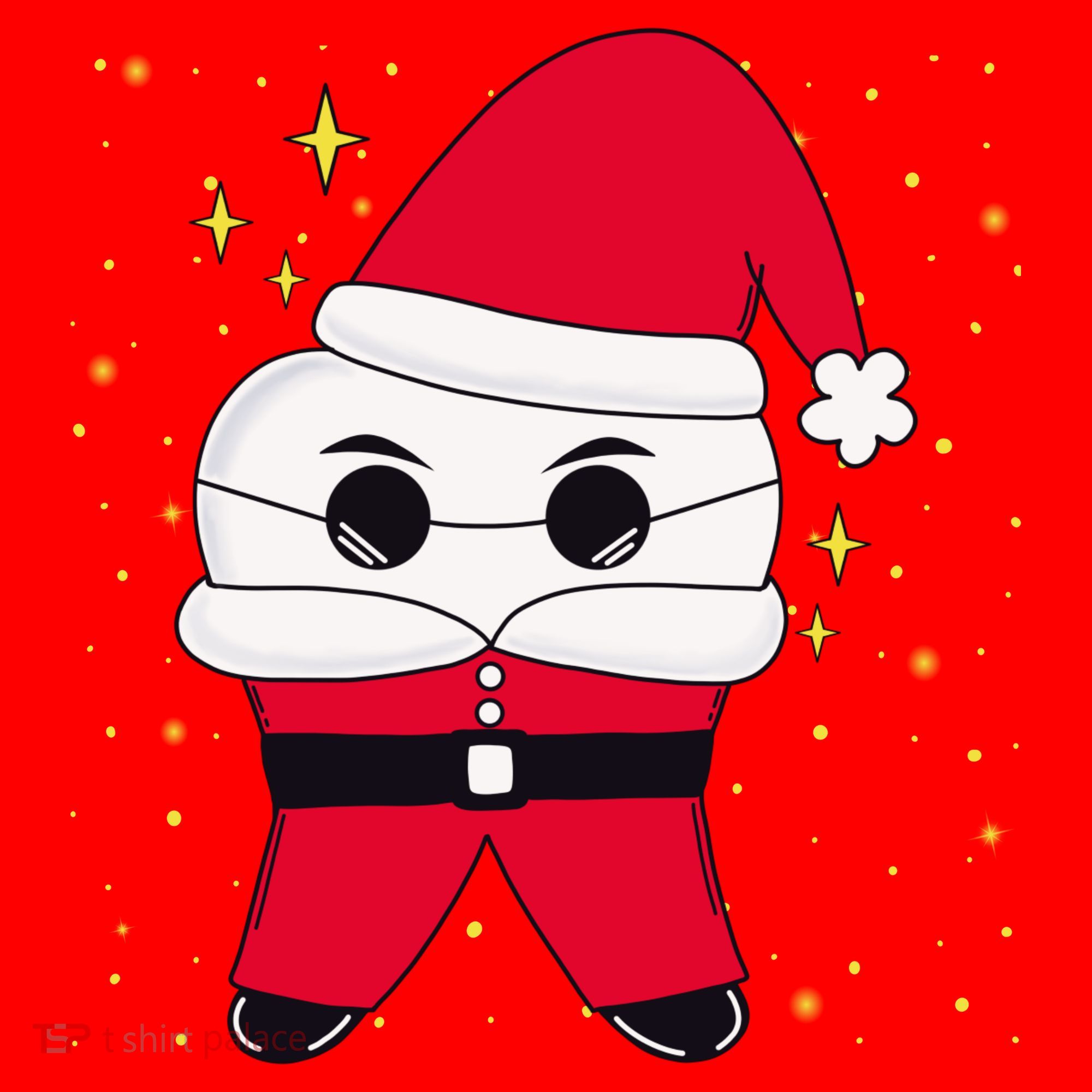 Santa Tooth Dentist Christmas Gift Santa Hat