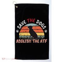 Save The Dogs Abolish The Atf Golf Towel thumb 0