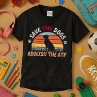 Save The Dogs Abolish The Atf Kids T-Shirt thumb 3