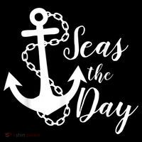 Seas The Day Nautical Anchor Cruise Vacation Mousepad thumb 1