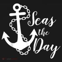 Seas The Day Nautical Anchor Cruise Vacation Toddler T-Shirt thumb 4