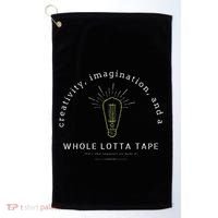 STEM Teacher Engineer Creativity Imagination Golf Towel thumb 0