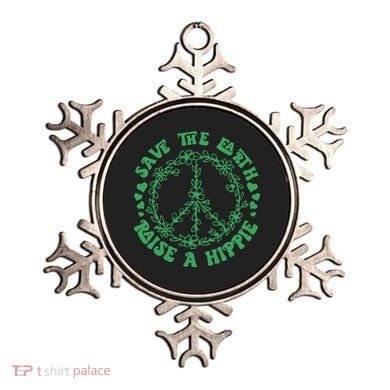 Save The Earth Raise A Hippie Peace Save The Planet Ornament