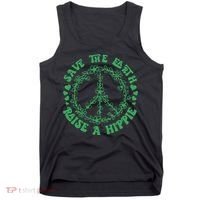 Save The Earth Raise A Hippie Peace Save The Planet Tank Top thumb 0