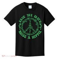 Save The Earth Raise A Hippie Peace Save The Planet Kids T-Shirt thumb 0
