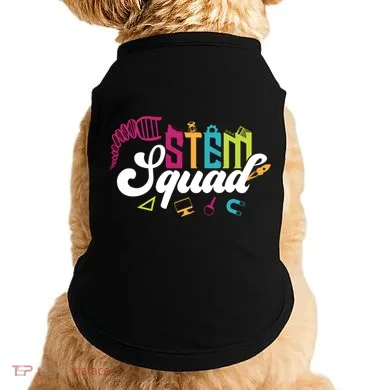 Science Technology Engineering Math Teacher Gift Stem Squad Funny Gift Doggie Tank
