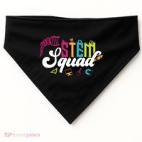 Science Technology Engineering Math Teacher Gift Stem Squad Funny Gift USA-Made Doggie Bandana thumb 0