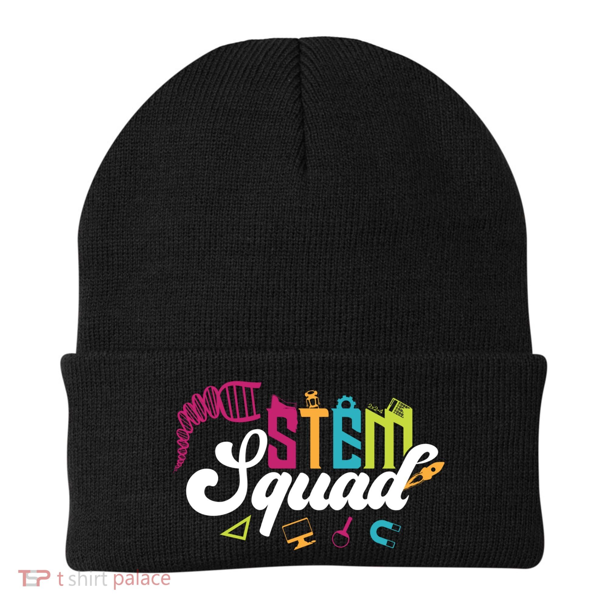 Science Technology Engineering Math Teacher Gift Stem Squad Funny Gift Beanie