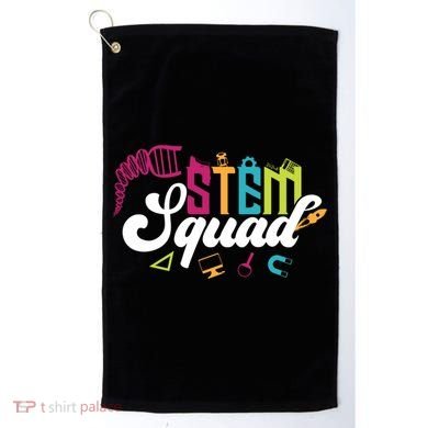 Science Technology Engineering Math Teacher Gift Stem Squad Funny Gift Golf Towel
