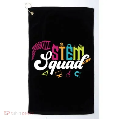Science Technology Engineering Math Teacher Gift Stem Squad Funny Gift Golf Towel