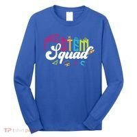 Science Technology Engineering Math Teacher Gift Stem Squad Funny Gift Long Sleeve Shirt thumb 0