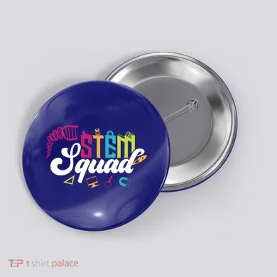 Science Technology Engineering Math Teacher Gift Stem Squad Funny Gift Button