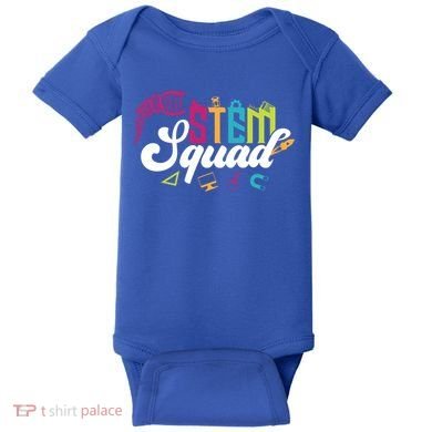 Science Technology Engineering Math Teacher Gift Stem Squad Funny Gift Baby Bodysuit