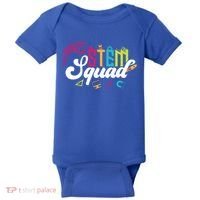 Science Technology Engineering Math Teacher Gift Stem Squad Funny Gift Baby Bodysuit thumb 0