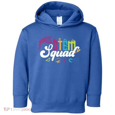 Science Technology Engineering Math Teacher Gift Stem Squad Funny Gift Toddler Hoodie