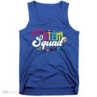 Science Technology Engineering Math Teacher Gift Stem Squad Funny Gift Tank Top thumb 0