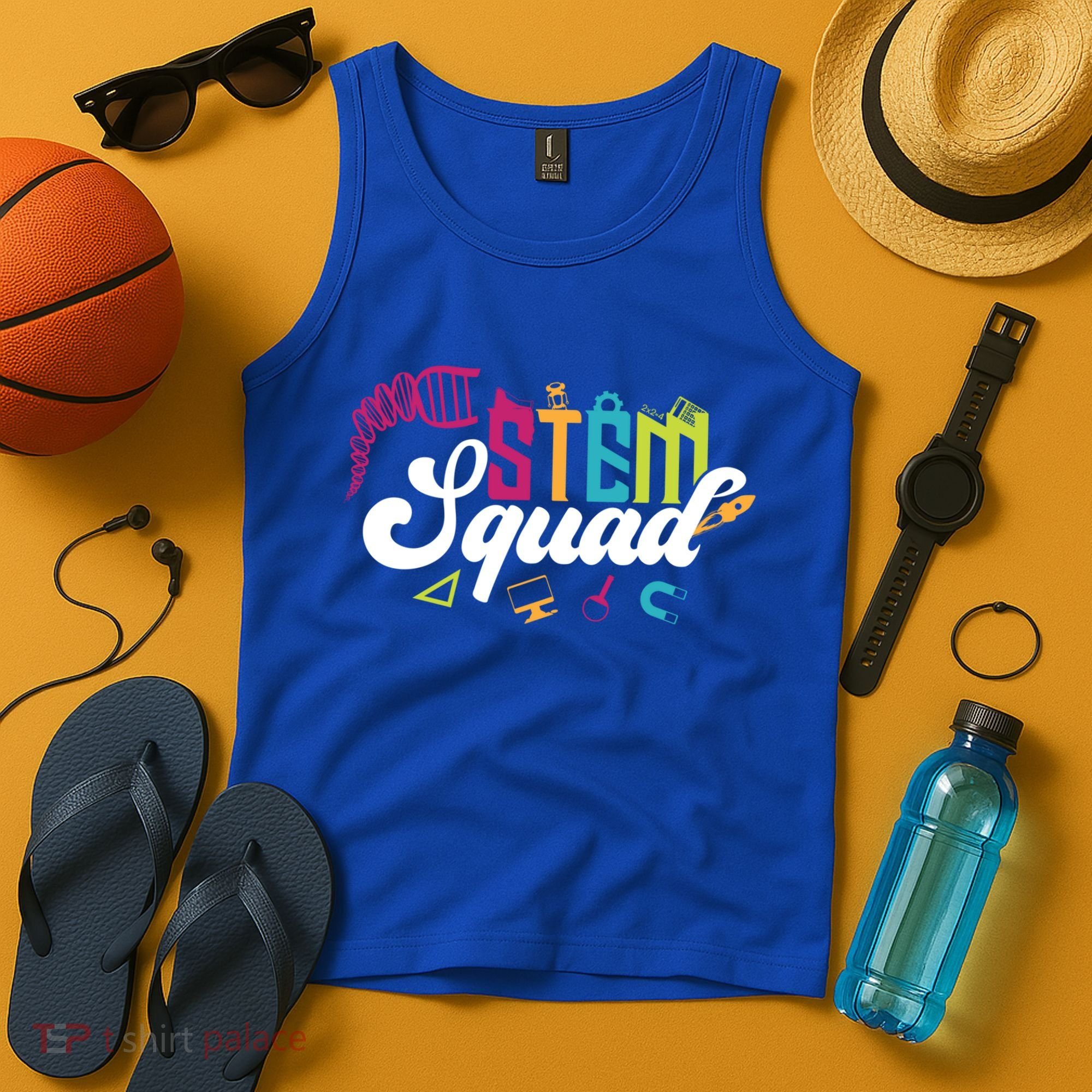 Science Technology Engineering Math Teacher Gift Stem Squad Funny Gift Tank Top