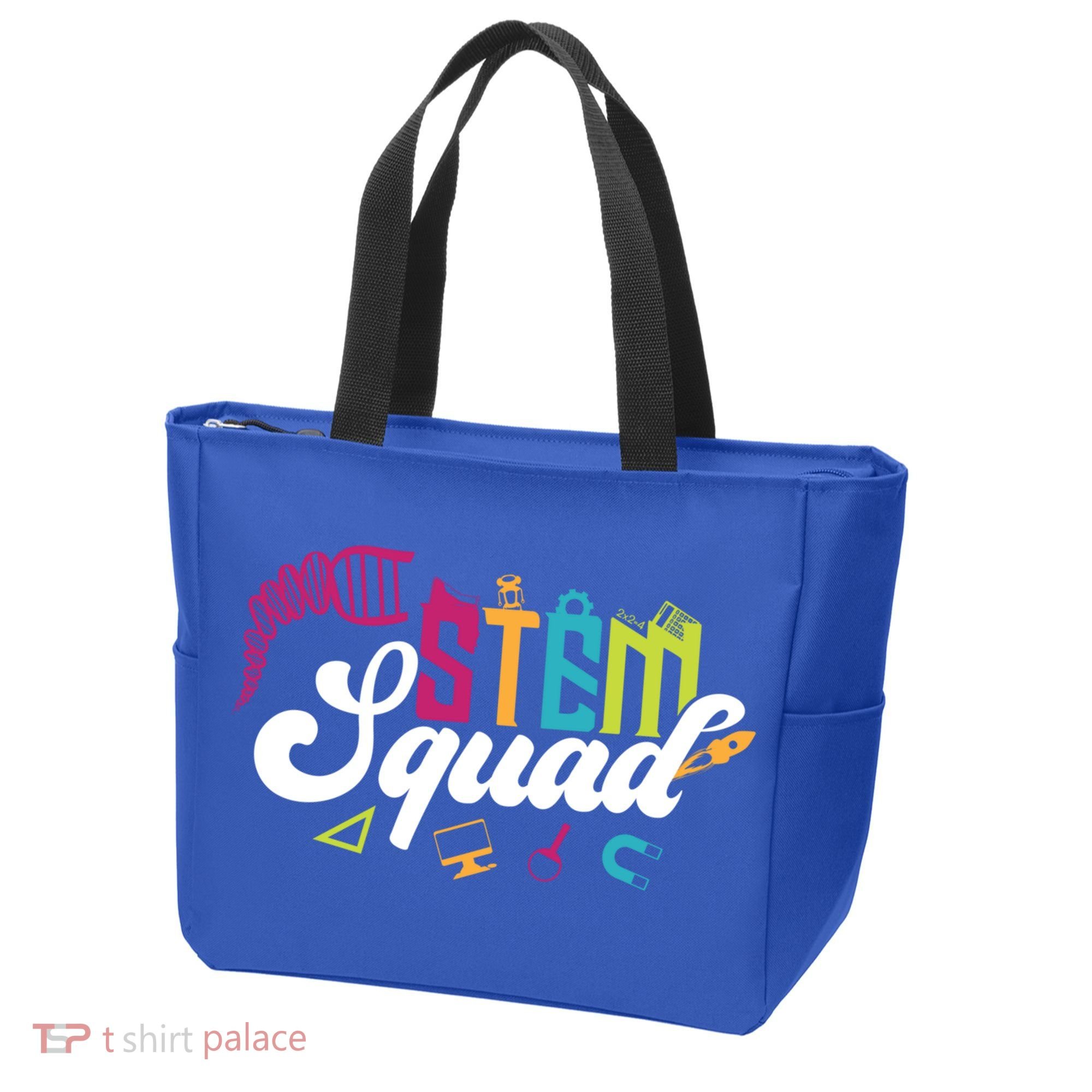 Science Technology Engineering Math Teacher Gift Stem Squad Funny Gift Tote Bag