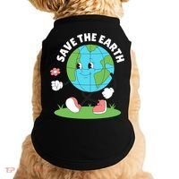 Save The Earth Cute Earth Day Doggie Tank thumb 0
