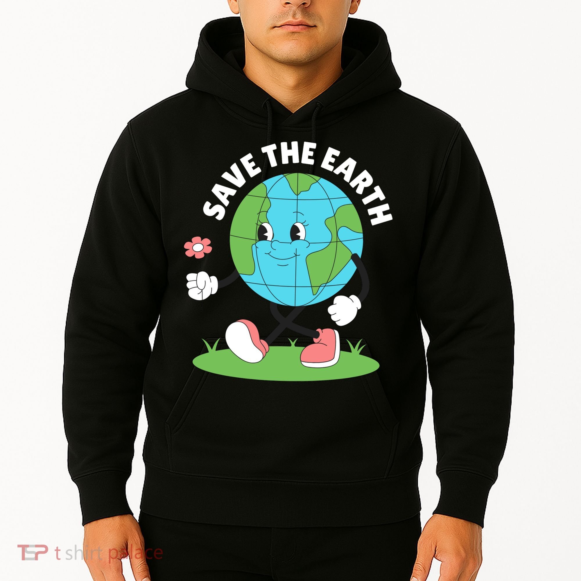 Save The Earth Cute Earth Day Hoodie