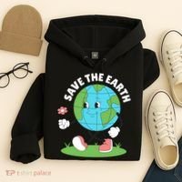 Save The Earth Cute Earth Day Hoodie thumb 4