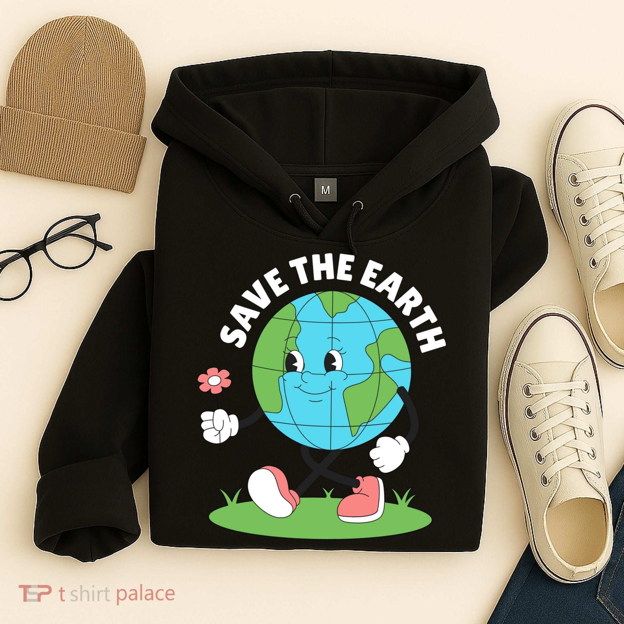 Save The Earth Cute Earth Day Hoodie
