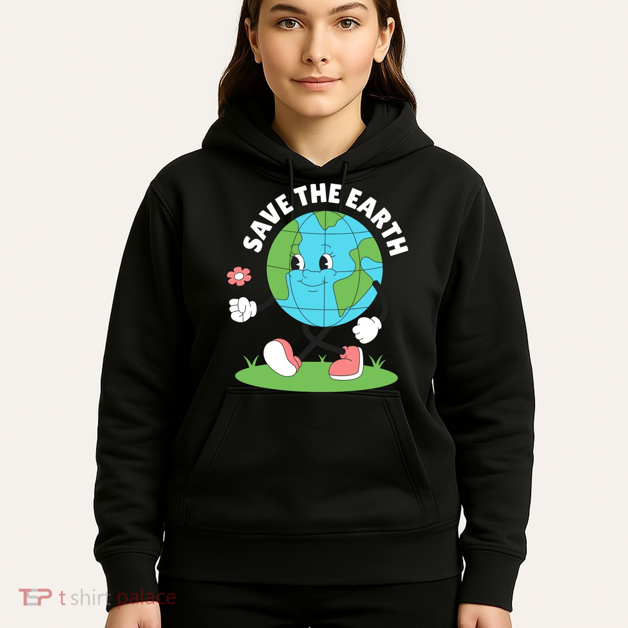 Save The Earth Cute Earth Day Hoodie