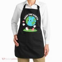 Save The Earth Cute Earth Day Apron thumb 2