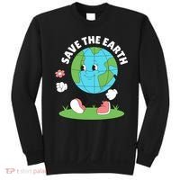 Save The Earth Cute Earth Day Sweatshirt thumb 0