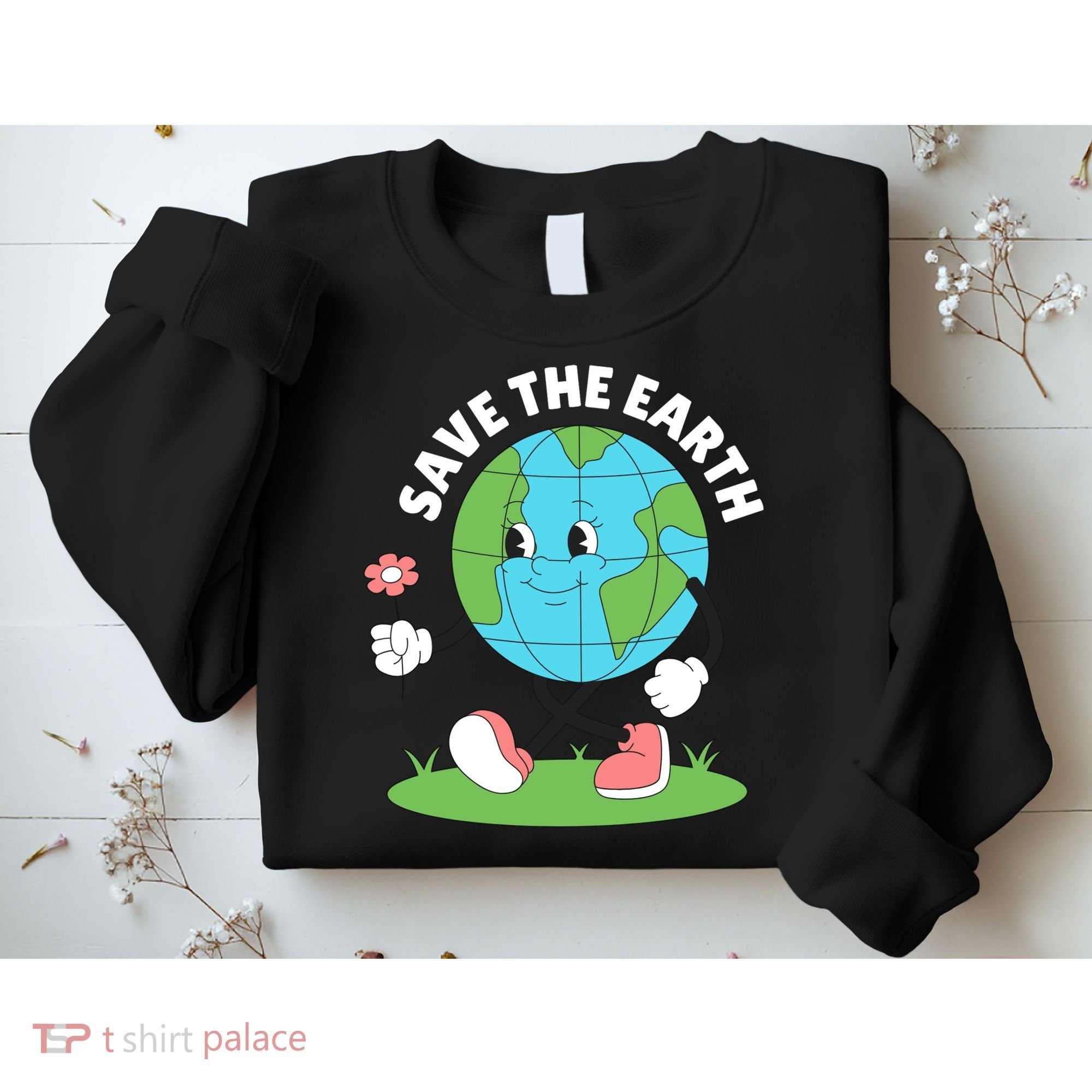 Save The Earth Cute Earth Day Sweatshirt