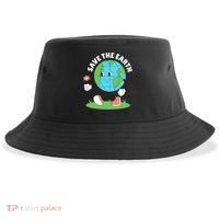 Save The Earth Cute Earth Day Sustainable Bucket Hat thumb 0