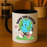 Save The Earth Cute Earth Day Coffee Mug thumb 4