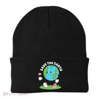 Save The Earth Cute Earth Day Beanie thumb 0