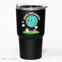 Save The Earth Cute Earth Day Tumbler thumb 0