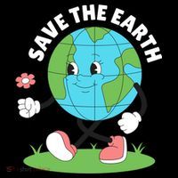Save The Earth Cute Earth Day Mousepad thumb 1