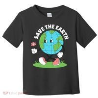 Save The Earth Cute Earth Day Toddler T-Shirt thumb 0