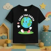 Save The Earth Cute Earth Day Toddler T-Shirt thumb 3