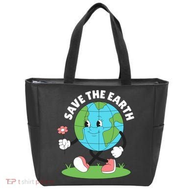 Save The Earth Cute Earth Day Tote Bag