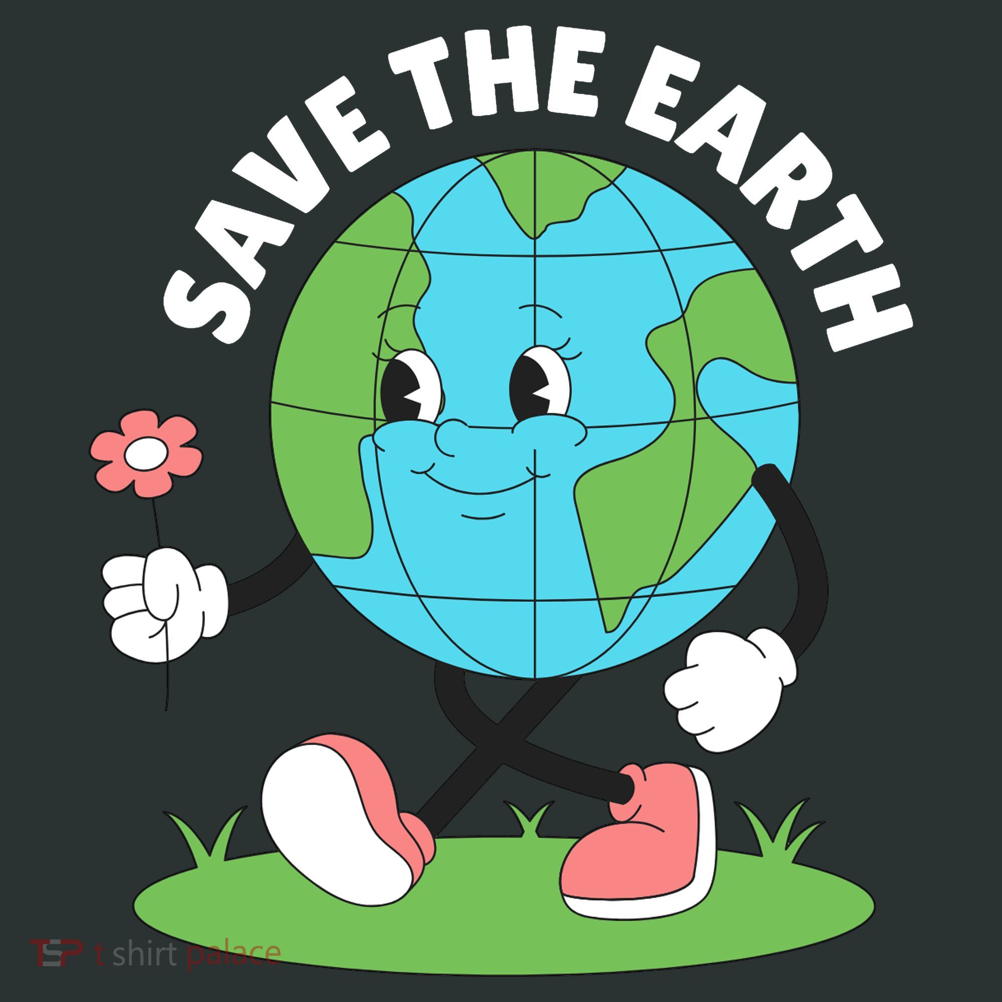 Save The Earth Cute Earth Day Infant Baby Jersey Bodysuit