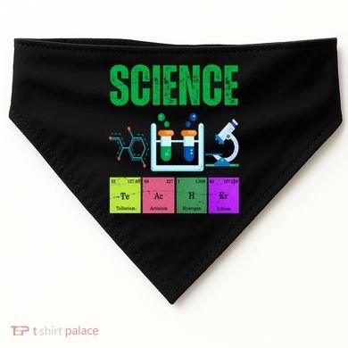 Science Teacher Element Gift USA-Made Doggie Bandana